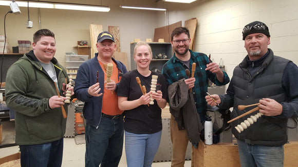 Beginning Woodturning Spindle Class:  Saturday, April 6th, 2024