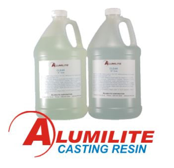 Casting Resins and Supplies--Seconds: Alumilite Clear 16 lb Kit-Yellowed