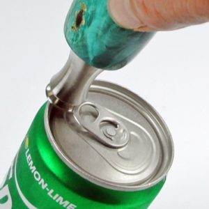 Open Cans and Pop Tabs Easily Using the Ratchet Safety LidLifter