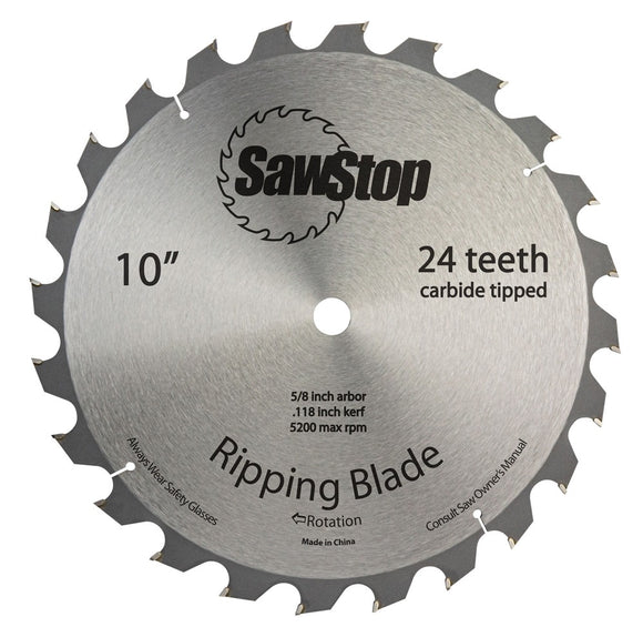 SawStop 24-Tooth Ripping Table Saw Blade