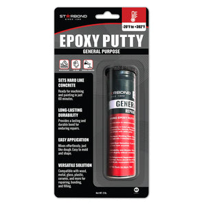 Starbond Epoxy Putty | General Purpose (Black), 2 oz.