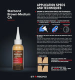 Starbond Light Brown Medium Super Glue