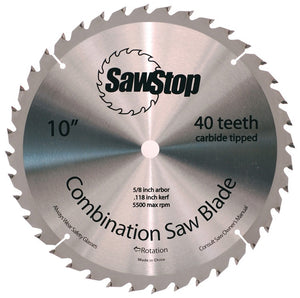 SawStop 40-Tooth Combination Table Saw Blade