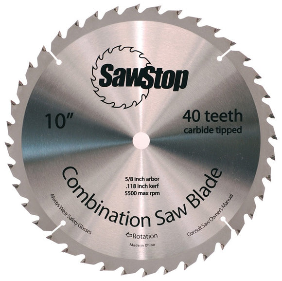SawStop 40-Tooth Combination Table Saw Blade