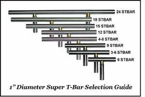Modular Interchangeable Lathe Tool Rest – Round Bar Set Fits 5/8" & 1" Posts (4,6,9,12")