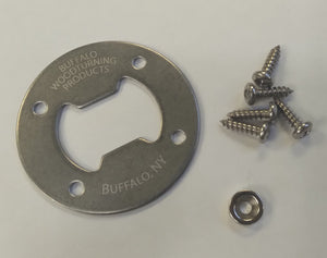 Bottle Opener kits w/fasteners and magnet