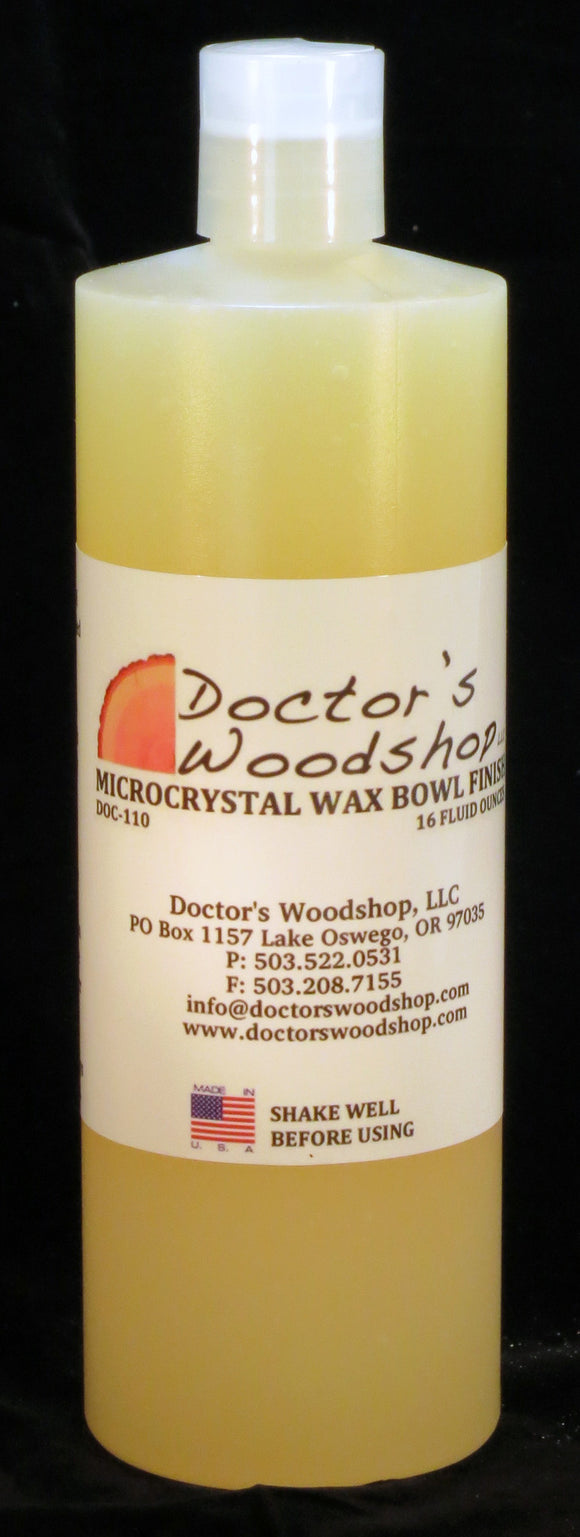 Doctor's Woodshop Microcrystal Wax Bowl Finish
