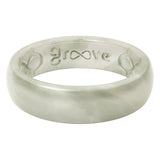 Groove Ring Solid Pearl