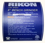 RIKON 1/2 hp Grinder + 2 Radius Edge CBN Wheels